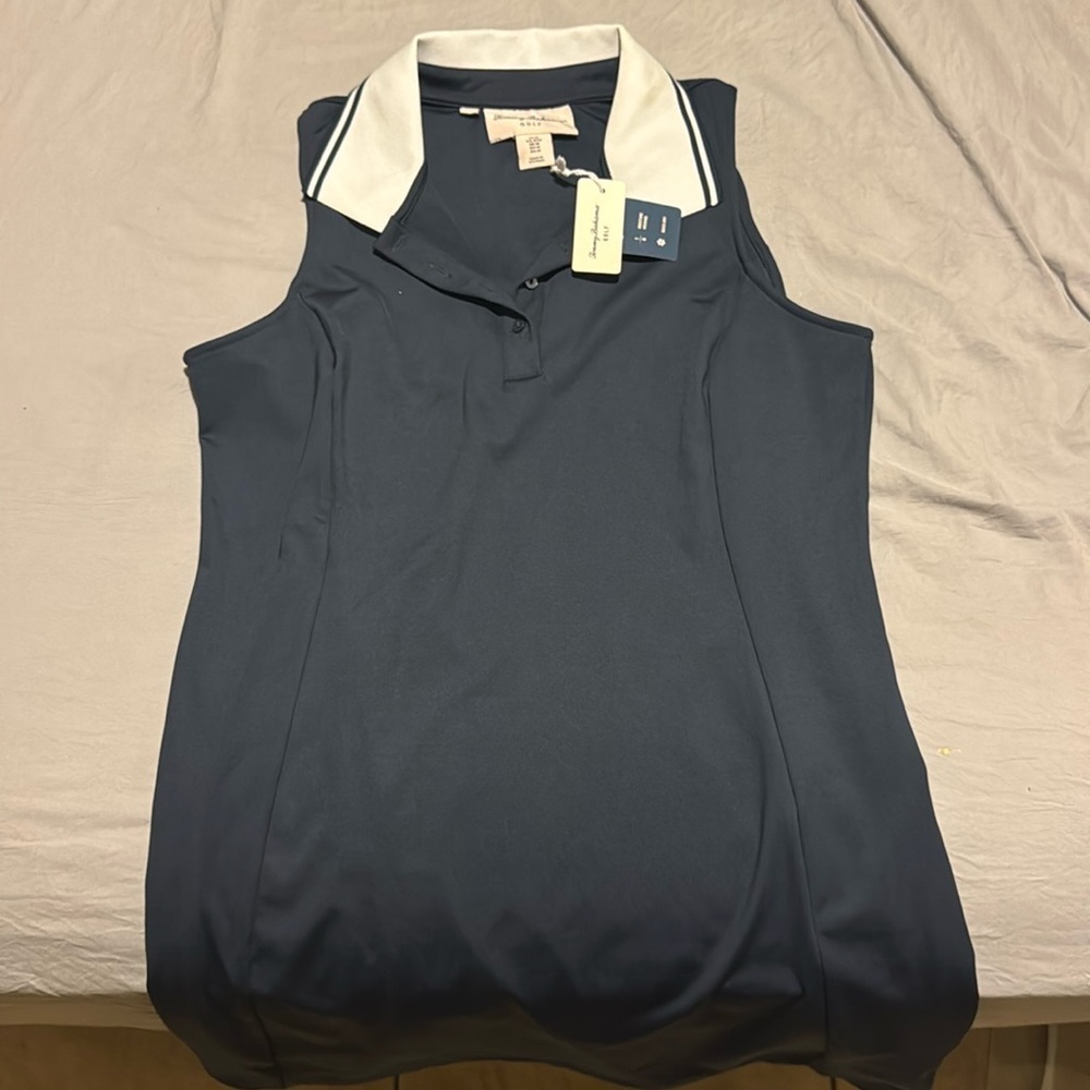 Tommy Bahama Golf Woman's Dress Navy Blue Dress Stretch. Size M